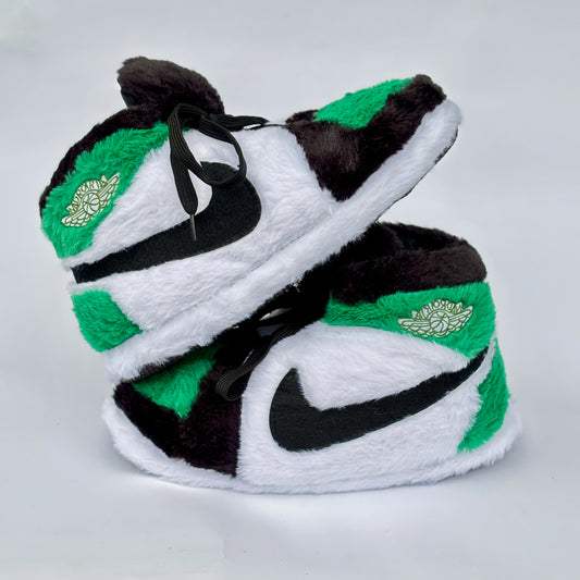 Plush Slippers "Jordan Panda Black & White"