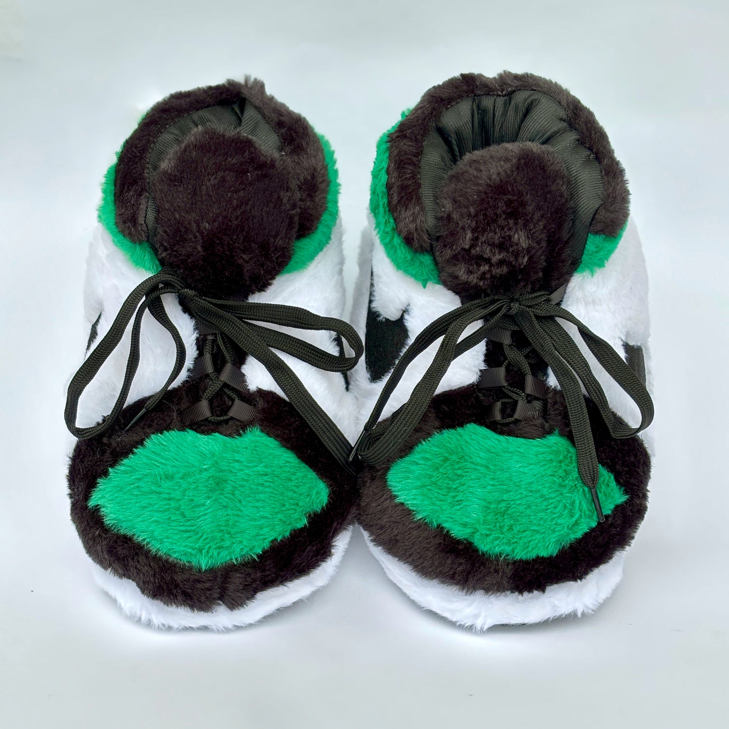 Plush Slippers "Jordan Panda Black & White"
