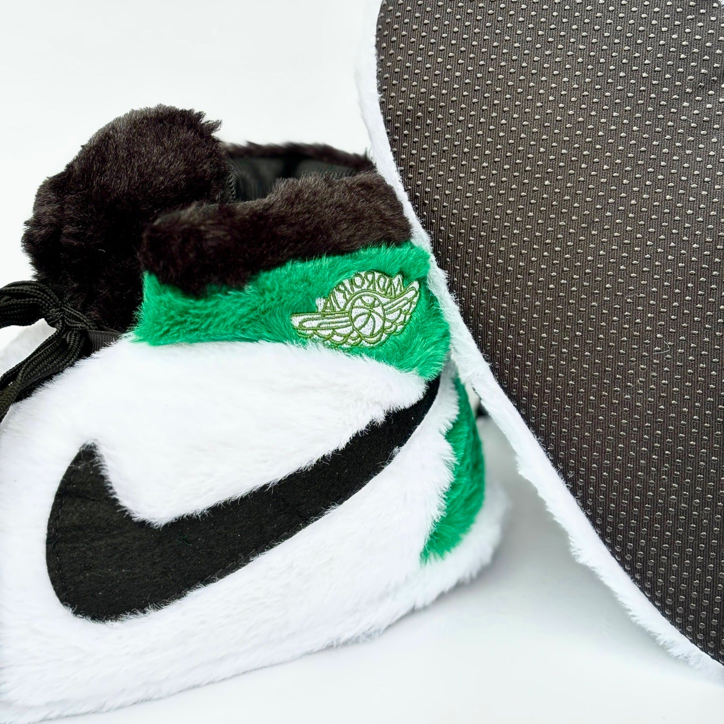 Plush Slippers "Jordan Panda Black & White"