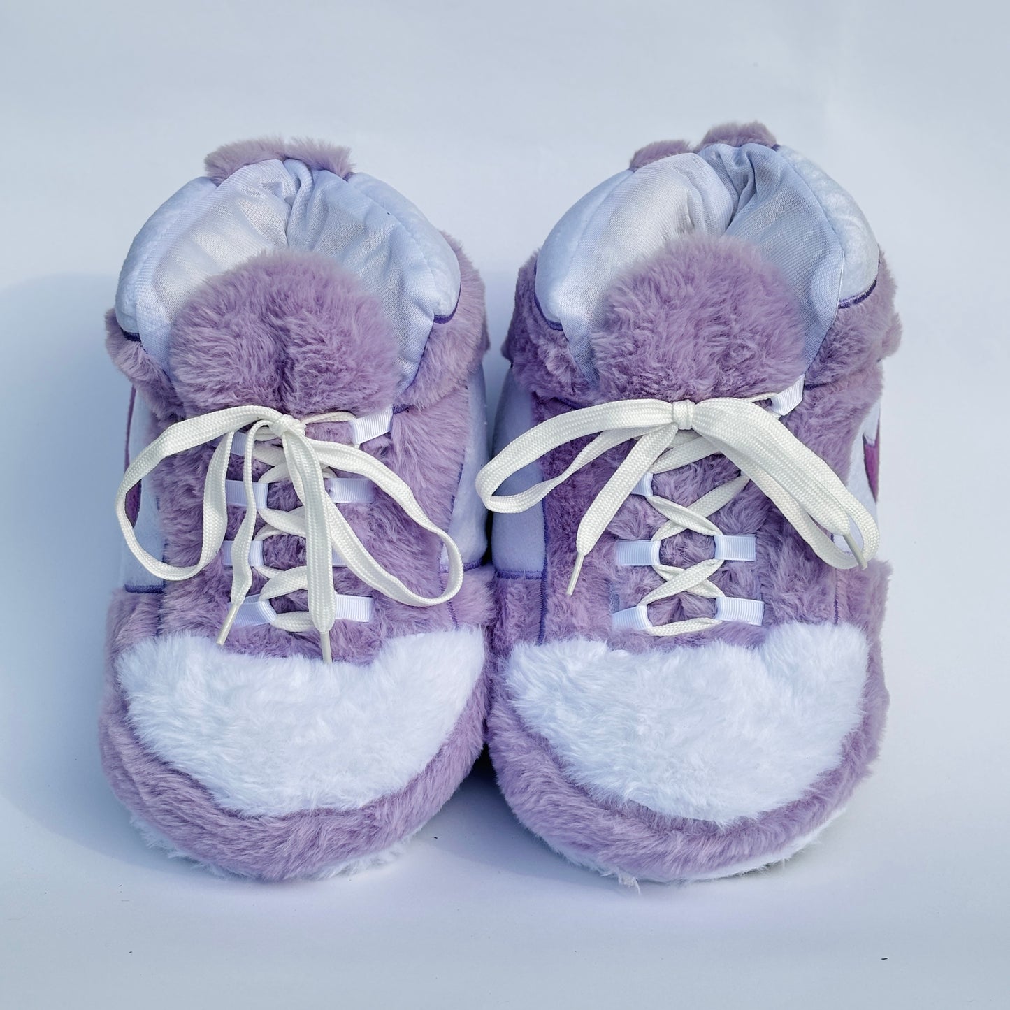 Plush Slippers "Jordan Violet"