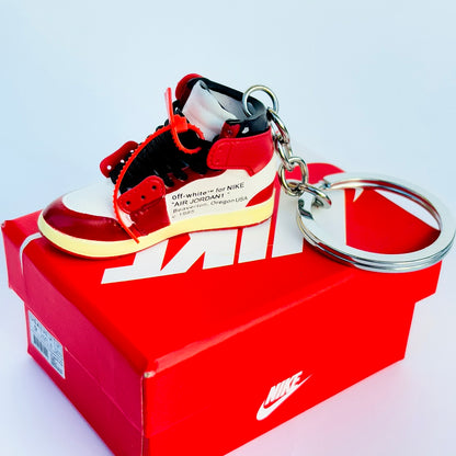 Mini Sneakers "Off-White Red"