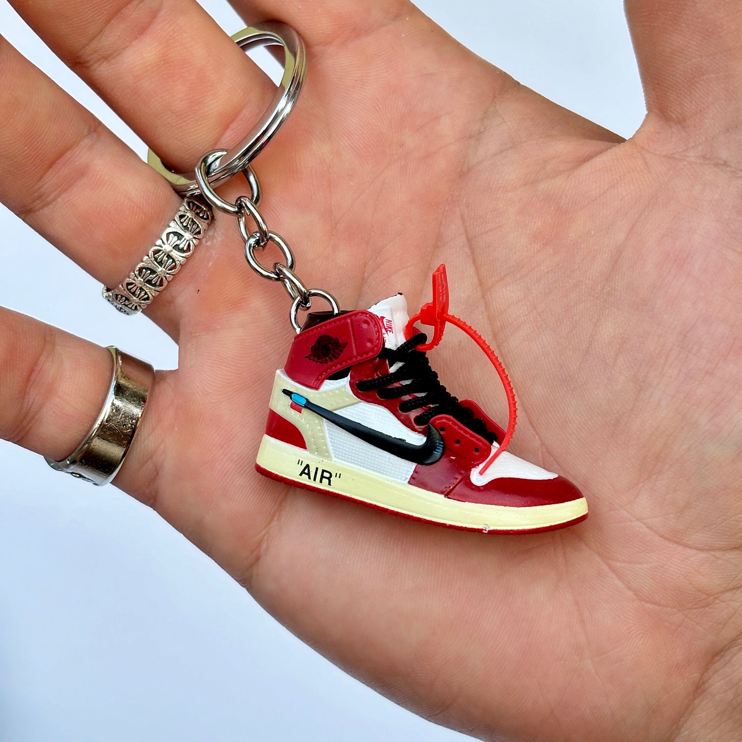 Mini Sneakers "Off-White Red"