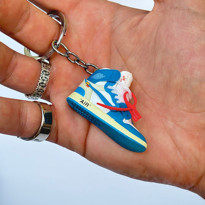 Mini Sneakers "Off-White Blue"